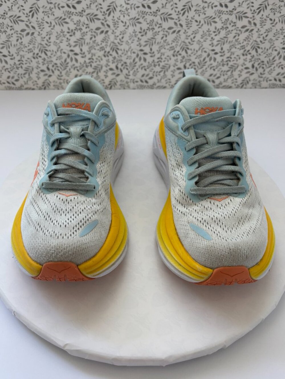 HOKA Bondi 8 Women’s 7.5B Summer Song Country Air Running Shoes 1127952 - Picture 4 of 12